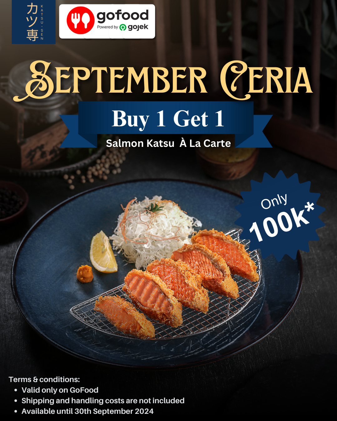 Katsu-sen Kini Hadir di GoFood dengan Promo Buy 1 Get 1!